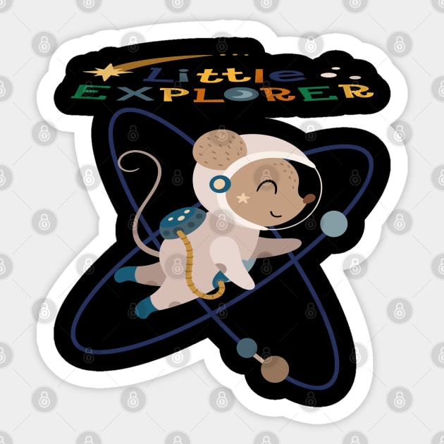 Little Explorer Sticker by piksimp